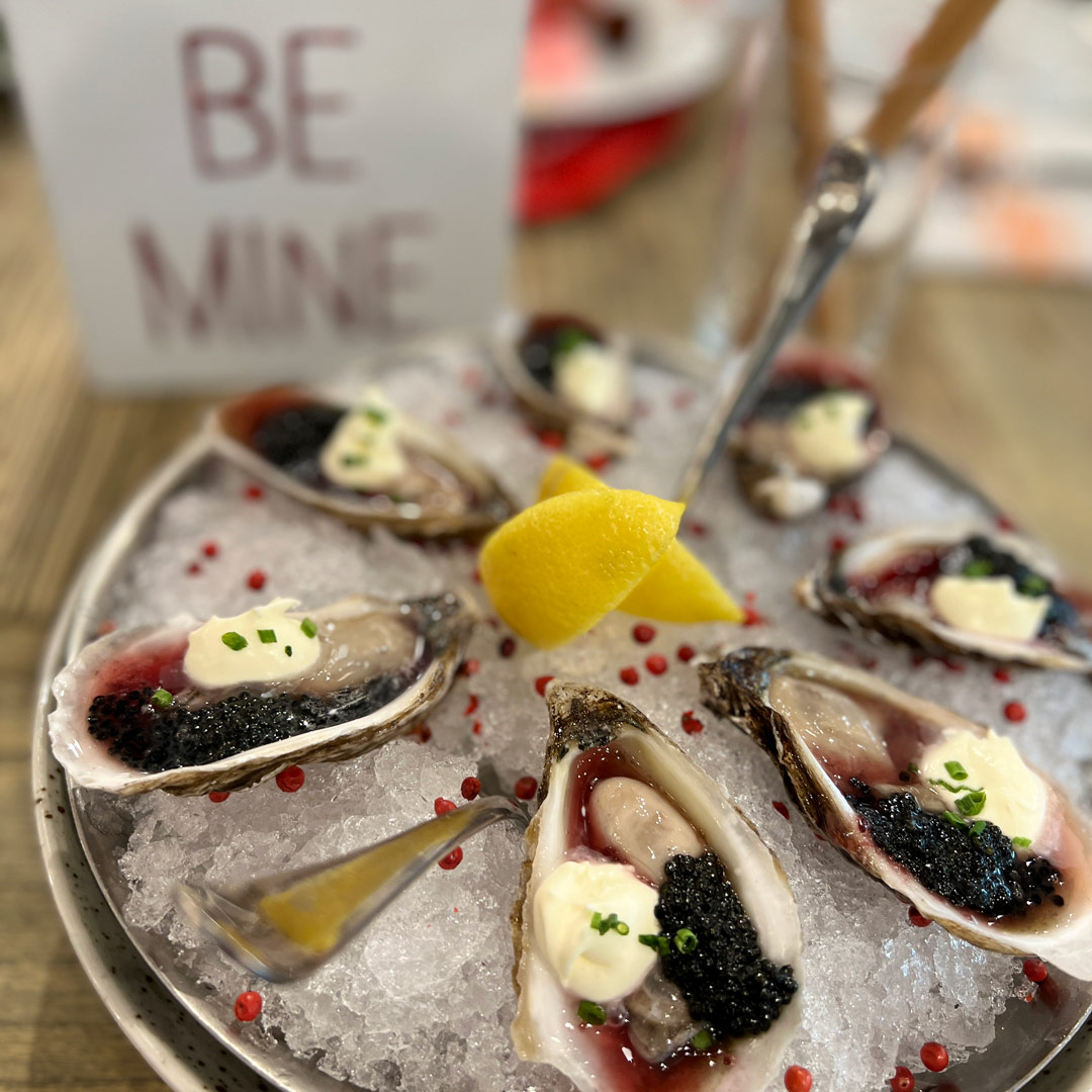 Oysters and Caviar Valentine's Day Special