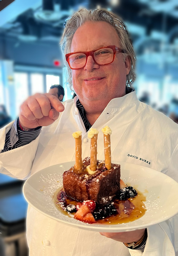 David Burke's Titanic French Toast at Mother's Day Brunch
