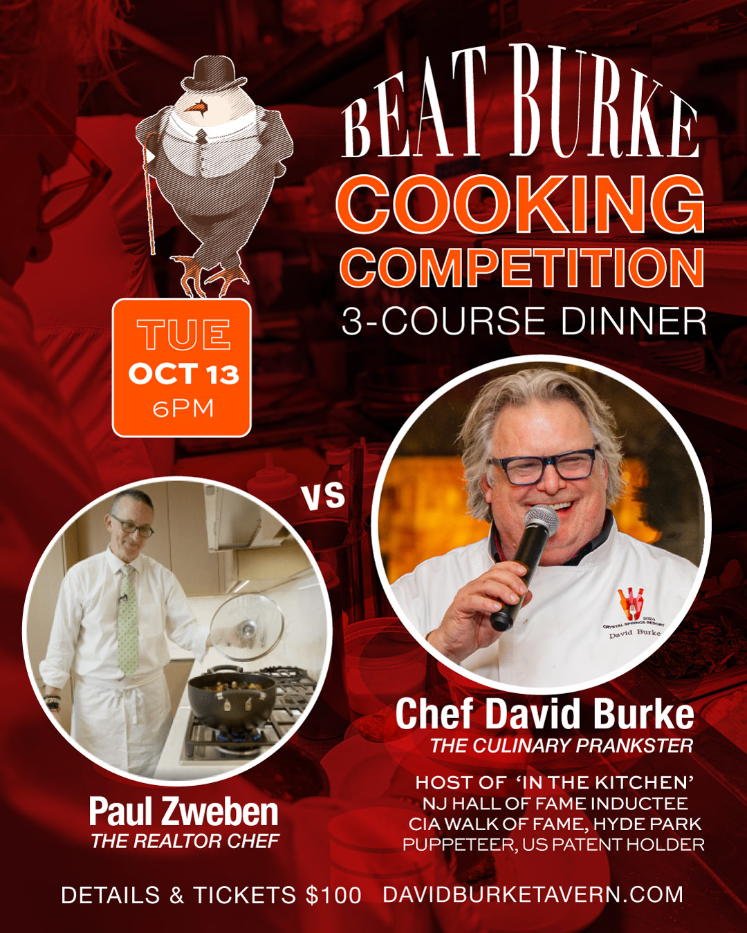 Beat Burke Cooking Competition